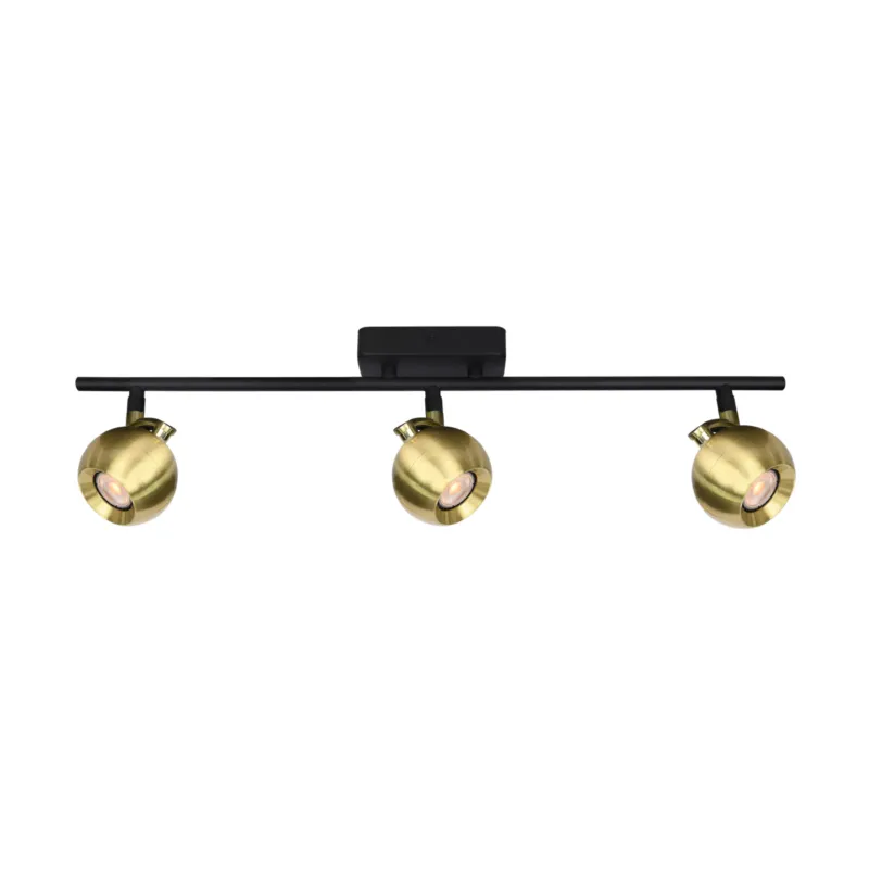 Bezpieczne zakupy LAFIN black-brass III SPL-45379-3-BK-BRSS Italux