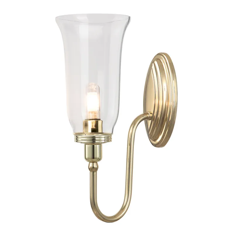 Szybka wysyłka BLAKE LED polished brass BATH-BLAKE2-PB Elstead Lighting