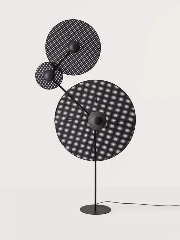 Niska cena Aromas Lampa podłogowa Artic wys. 140 cm czarna