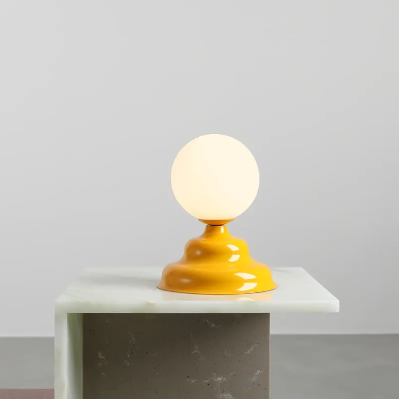 Artera Lampa stołowa Fala S wys. 22 cm żółta Cena promocyjna