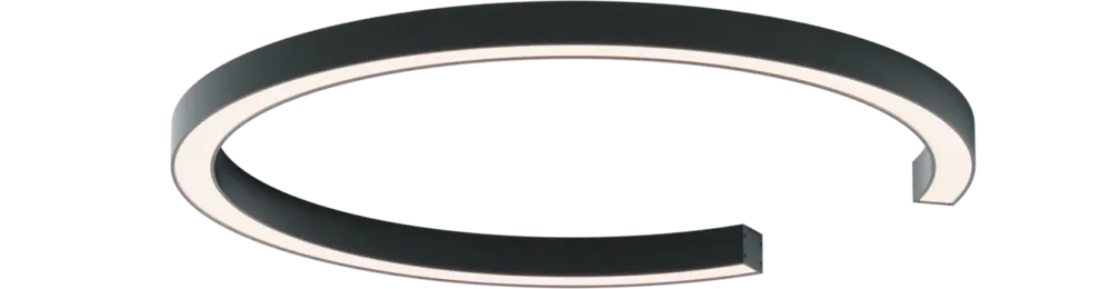 Niska cena Robin Lampa sufitowa Roberta śr. 65 cm czarna On-Off 3000K