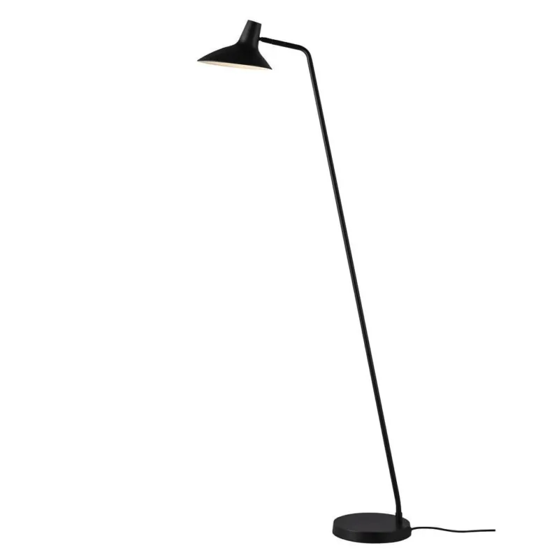 Hit sprzedaży Nordlux Lampa podłogowa Darci czarna wys. 143 cm