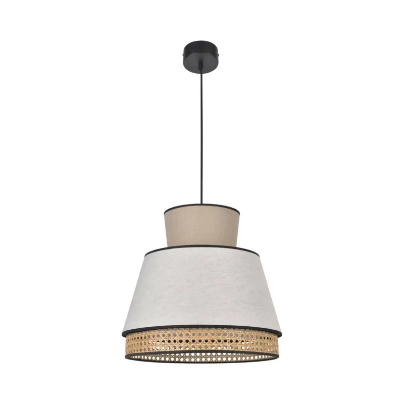 Szybka wysyłka Market Set Lampa wisząca Singapour kremowo-beżowa rozm. M śr. 40 cm