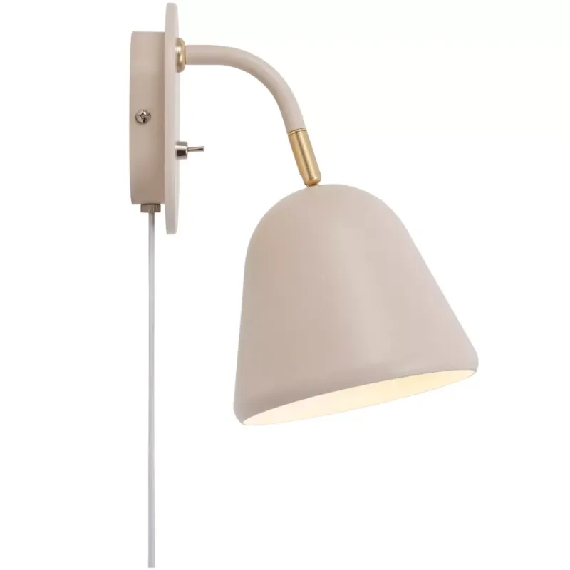 Nordlux Lampa ścienna / kinkiet Fleur kremowy gł. 21 cm Super okazja