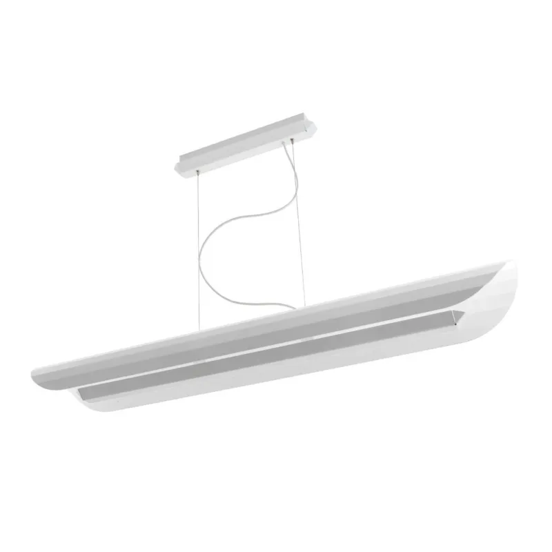 Kaspa Lampa wisząca liniowa Apolin szer. 120 cm biała Do wyczerpania zapasów