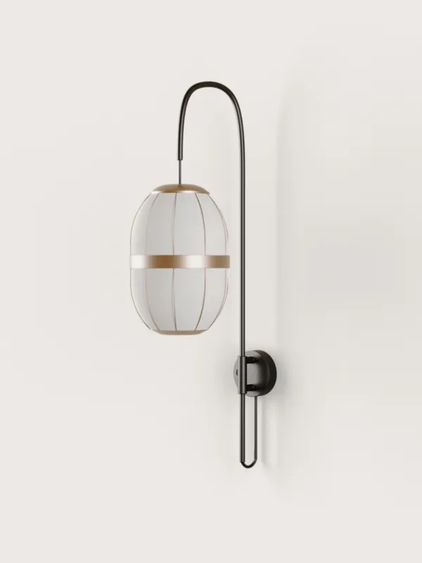 Oferta czasowa Aromas Lampa ścienna / kinkiet Pull śr. 20 cm złota
