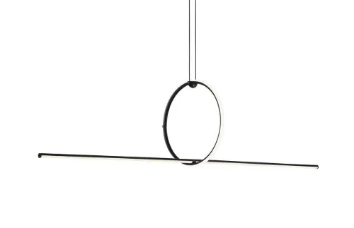 Ostatnia szansa Flos Lampa wisząca Arrangements 2 Elements szer. 170 cm czarna