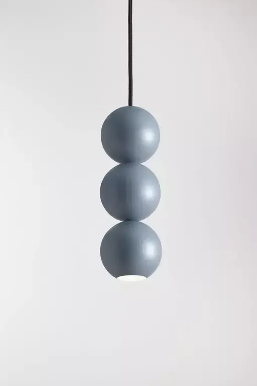 LOFTLIGHT Lampa wisząca Bola Bola szara wys. 27 cm Nowy