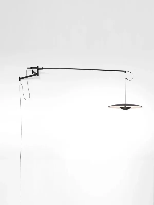 Obniżka ceny MARSET Kinkiet / lampa ścienna Ginger szer. 19,5 cm czarna