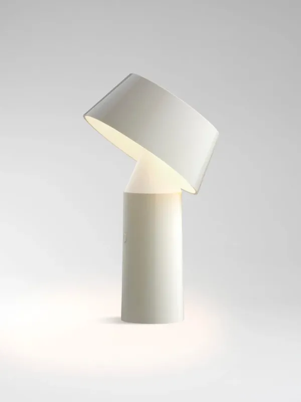 MARSET Lampka Bicoca wys. 22,5 cm biała Obniżka ceny