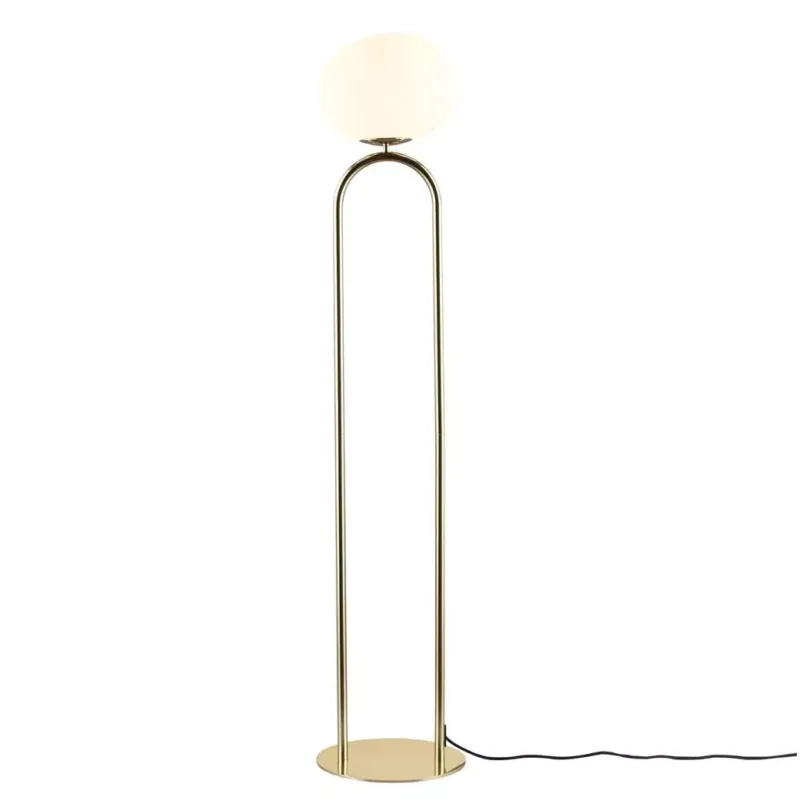 Do wyczerpania zapasów Design For the People Lampa podłogowa Shapes złota wys. 135 cm