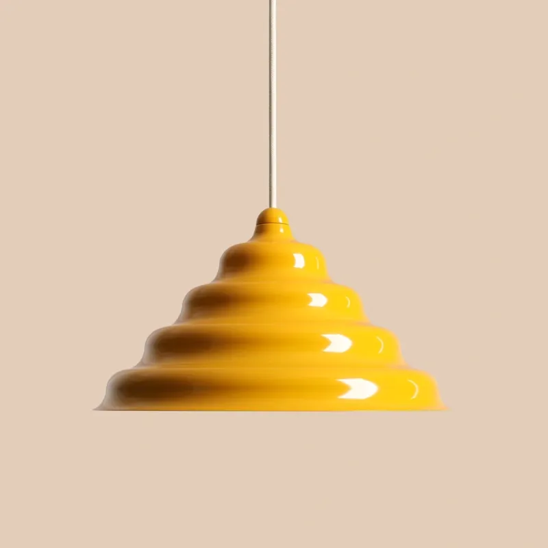Ostatnie sztuki Artera Lampa wisząca Fala rozm. L śr. 29 cm żółta
