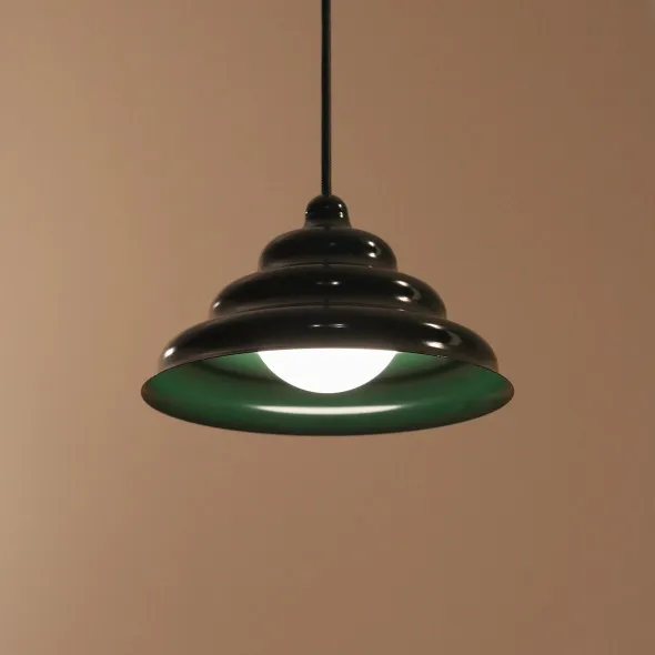 Bestseller Artera Lampa wisząca Fala zielona rozm. M śr. 23 cm