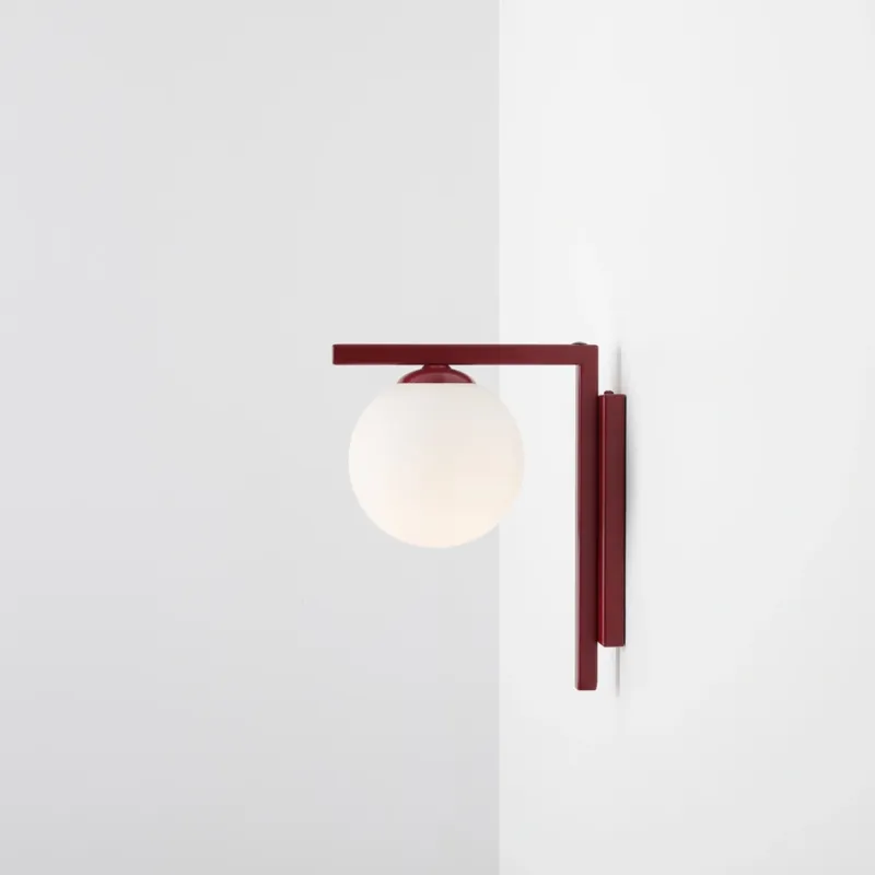 Artera Lampa ścienna / kinkiet Zac Red Wine wys. 31 cm bordowa Rabat