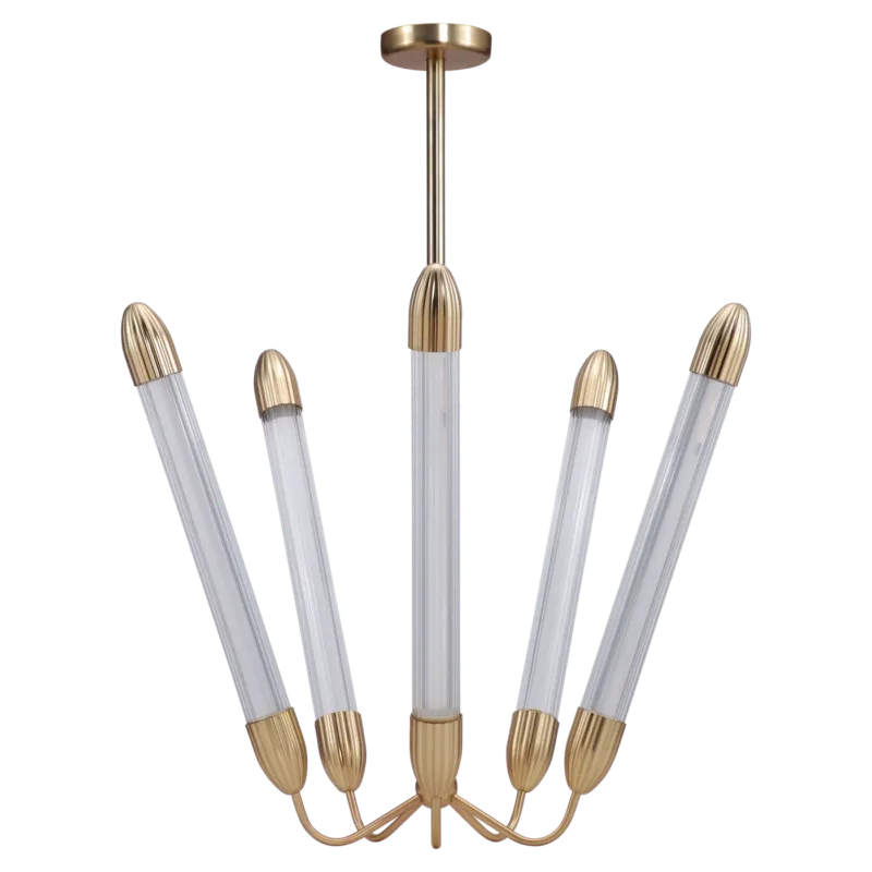 Umage Lampa sufitowa / żyrandol Lemon Squeeze Long śr. 85,6 cm polerowany mosiądz Oferta limitowana