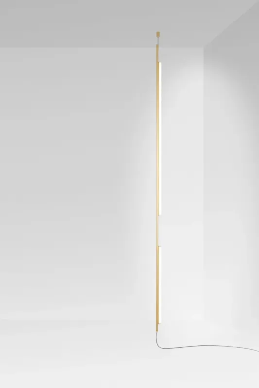 Łatwy zwrot Marset Lampa wisząca Ambrosia złota wys. 235 cm