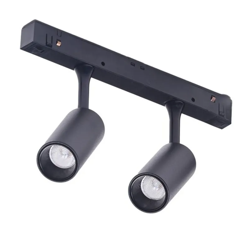 Lampa szynowa ALFA NIKKI 2 TRACK MAGNETIC 2x3W 3000K Czarna/Czarna Najlepsza cena