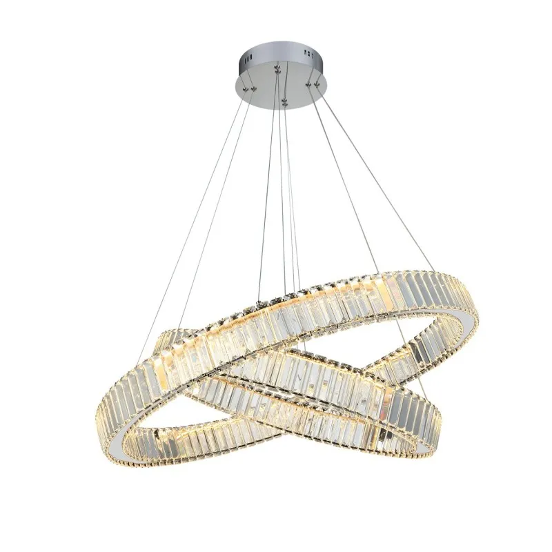 Bezpieczna płatność Lampa wisząca SPARK PENDANT 60+80 DIMM Chromowana