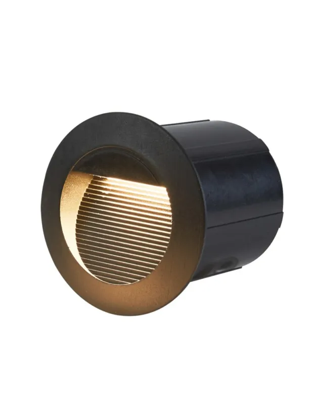 Italux Piani 4K Zewnętrzna Wpuszczana Czarny piaskowany IP65 1xLED 3W 4000K ONFL-1253-4K kolory-swiatla.pl Tani