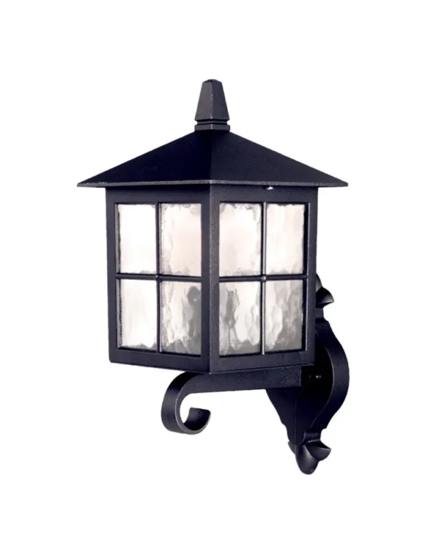 Popularny Elstead WINCHESTER Kinkiet E27 1x100W IP44 Czarny BL17-BLACK kolory-swiatla.pl