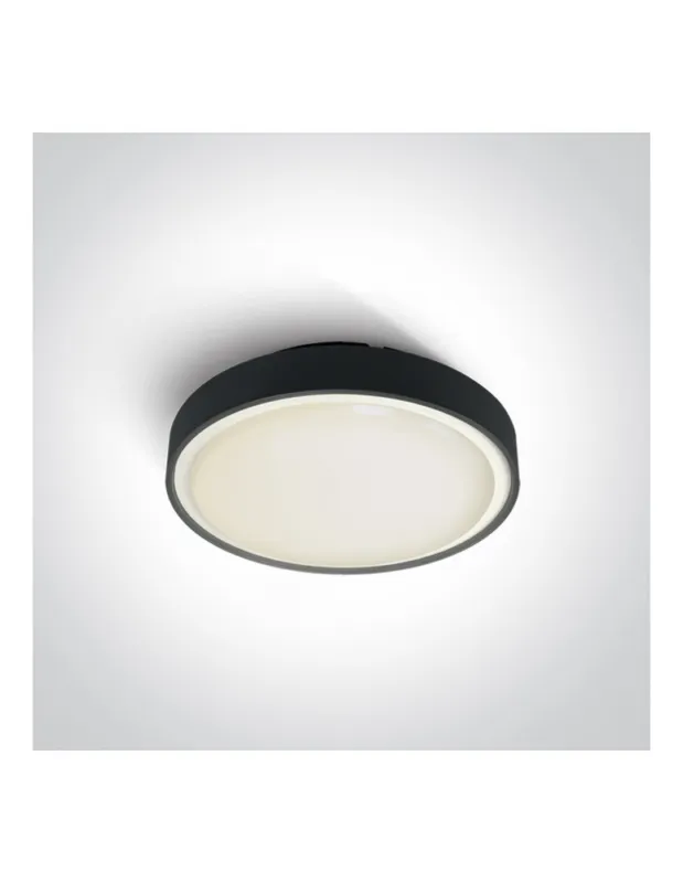 One Light plafon na zewnątrz czarny 26cm Rafti 67280E/AN IP65 kolory-swiatla.pl Wyjątkowa oferta