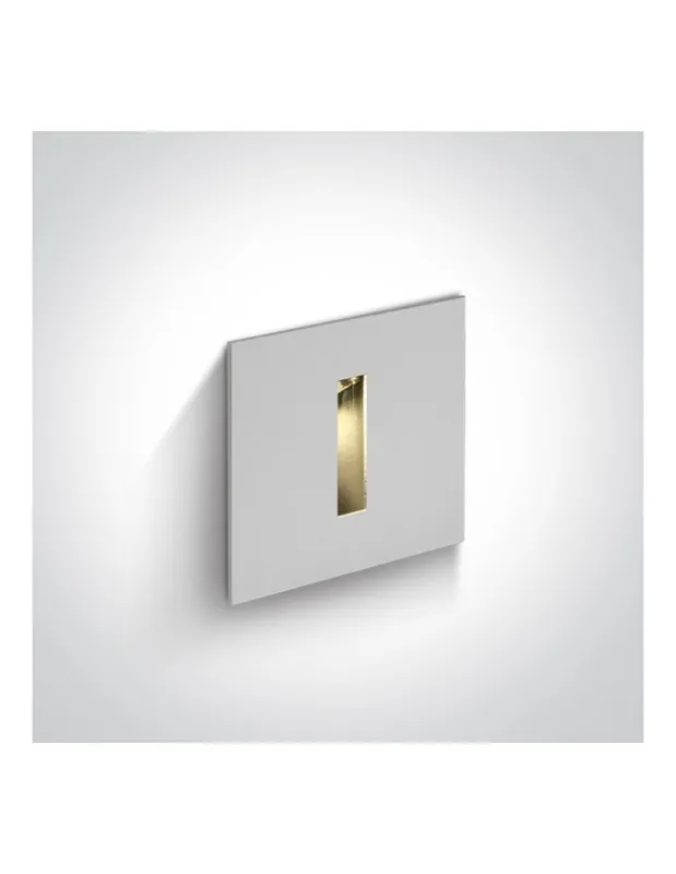 One Light wpust LED stylowy ozdobny mieszkanie dom elewacja Epitalio 68004/W/W IP54 kolory-swiatla.pl Bestseller