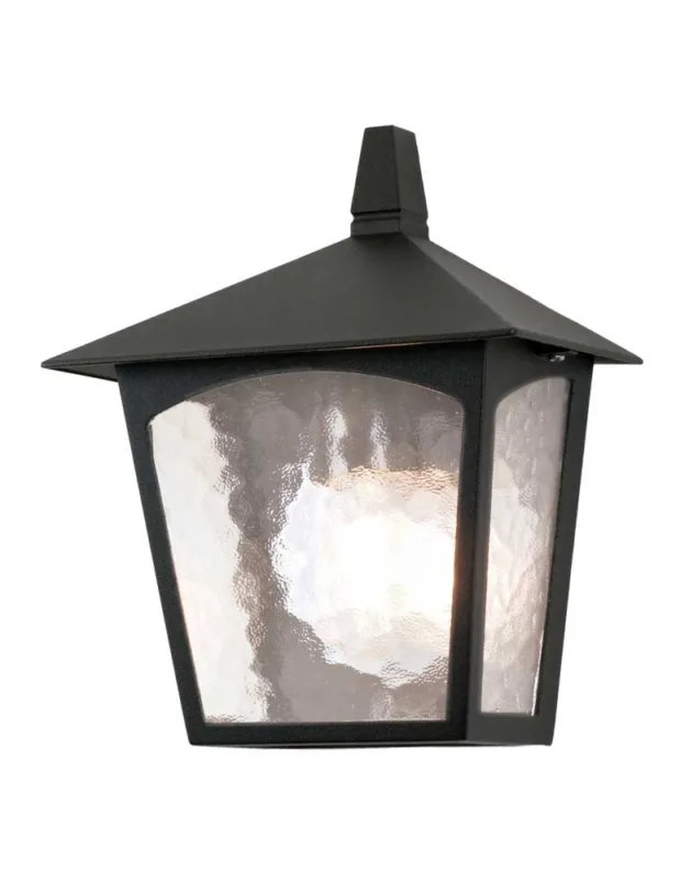 Bezpieczna płatność Elstead Lighting Latarnia naścienna York - 1 źródło światło IP23 BL15-BLACK