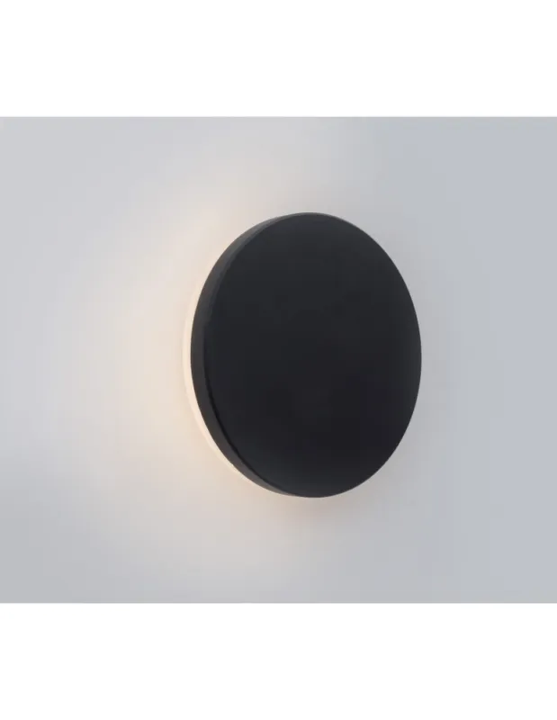 Luces Exclusivas MONTERIA Zewnętrzna Ścienna LED 10W 485lm 3000K czarny IP54 LE71329 Łatwy zwrot