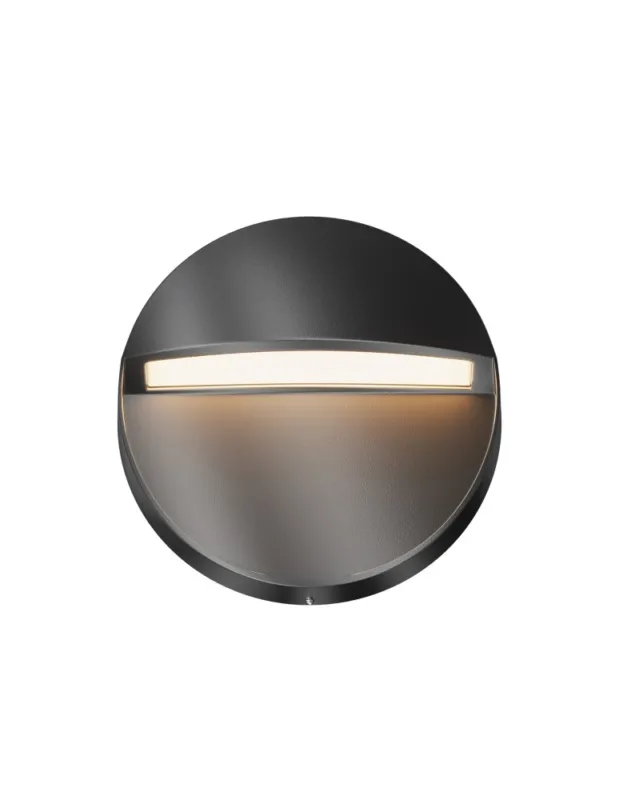Bestseller Maytoni Zewnętrzna Mane Oświetlenie Schodów/Scieżek LED 3W 100lm 3000K IP54 Black O046SL-L3B3K