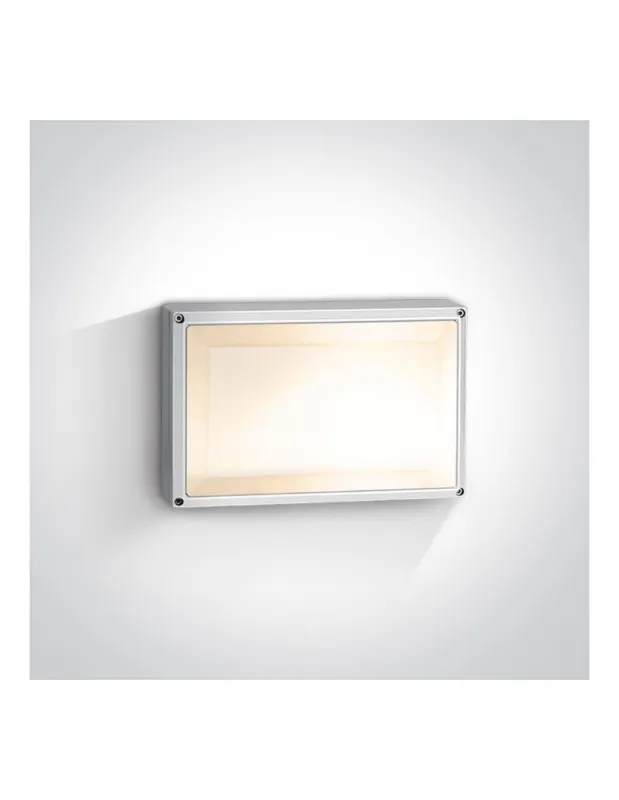 Łatwy zwrot One Light plafon prostokąt Soros 67208B/W IP54 kolory-swiatla.pl