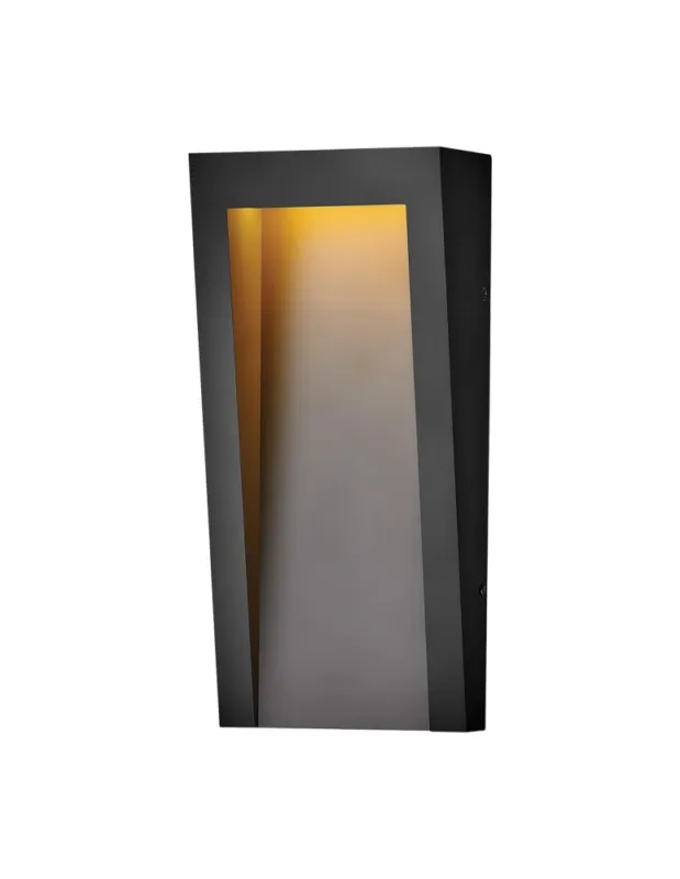 Elstead Lighting Średnia latarnia naścienna LED Taper IP44 HK-TAPER-M-TBK Dostępne od ręki