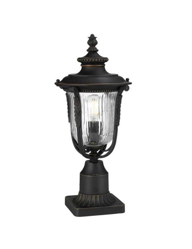 Kup online Elstead LUVERNE Stojąca Zewnętrzna E27 1x150W IP44 Antyczny Brąz KL-LUVERNE3-M kolory-swiatla.pl