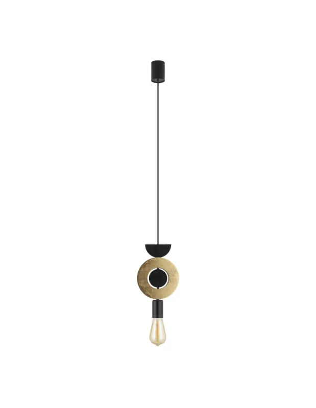 Premium Nowodvorski DROPS WOOD F Lampy sufitowe Lampy wiszące Max moc 25W only LED E27 Złoty 11180