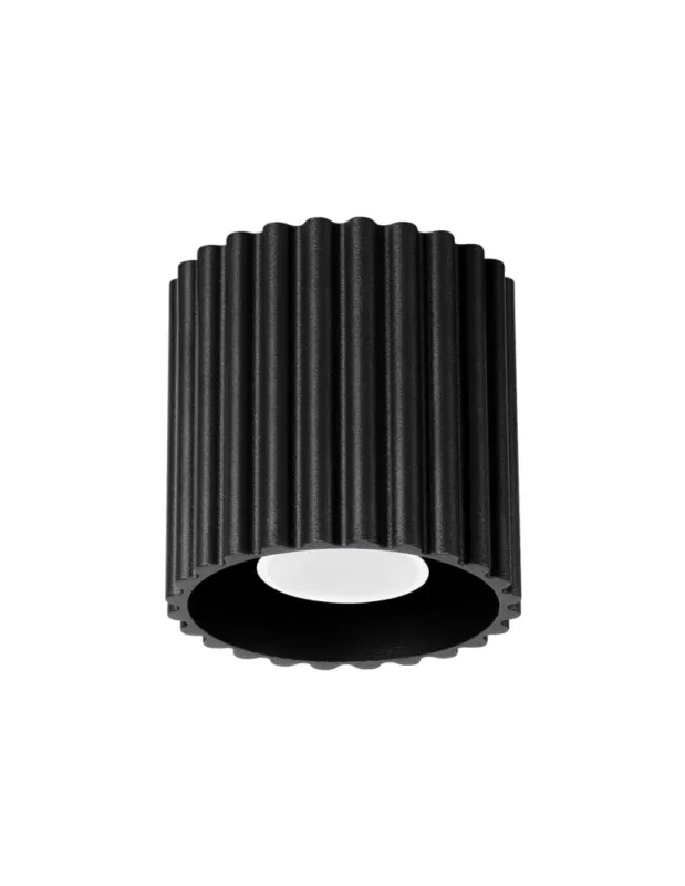 Nowy Sollux Plafon AURA 1 czarny GU10 SL.1784