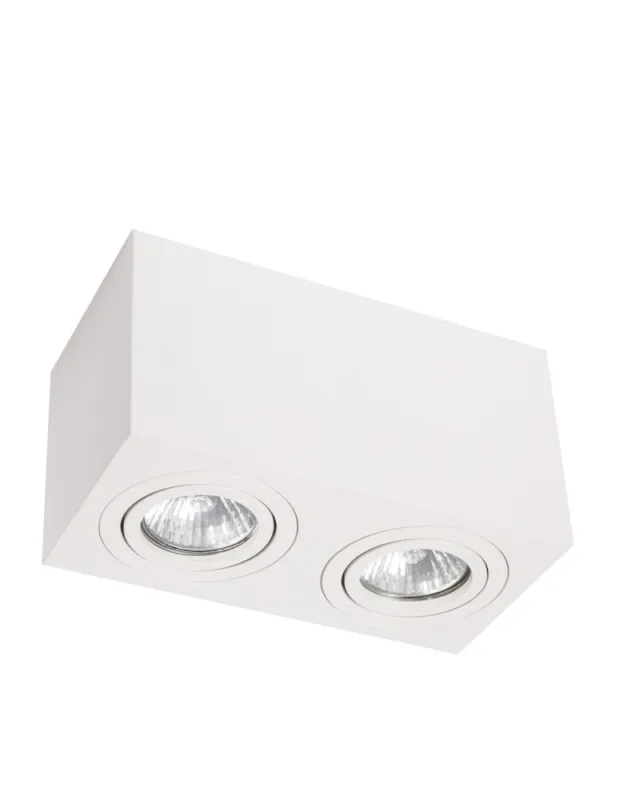 Zamów dziś Light Prestige Lyon 2 oprawa natynkowa biała GU10 biały LP-5881/2SM WH kolory-swiatla.pl
