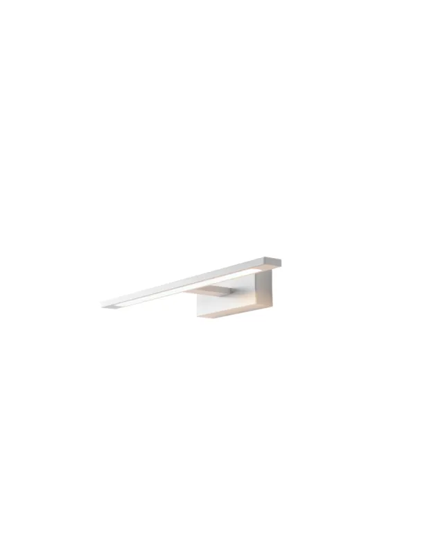 Łatwy zwrot YASKR Kinkiet Elgidia 1xLED IP 44 biały WL0122-S-WH 14 cm Biały
