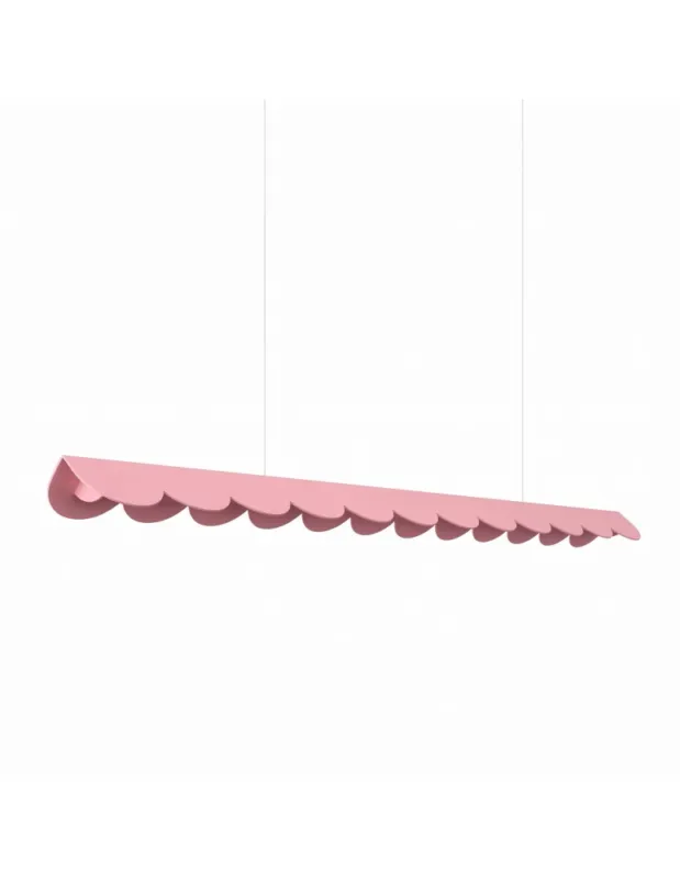 Dostępne od ręki Thoro Lampa wisząca BISCUIT 130 różowa LED 4000K TH.728