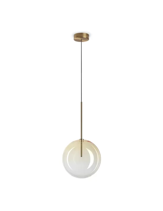 Ideal Lux Lampa Wisząca EQUINOXE SP1 D25 AMBRA SFUMATO Chrom 326368 Oferta