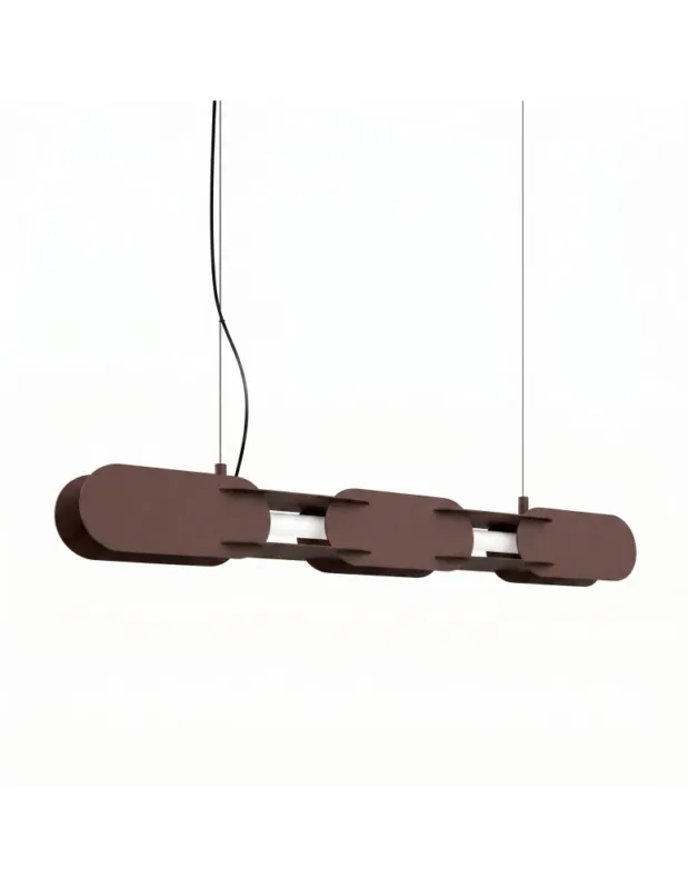 Szybka wysyłka Thoro Lampa wisząca CHAIN 91 brązowa LED 3000K TH.780