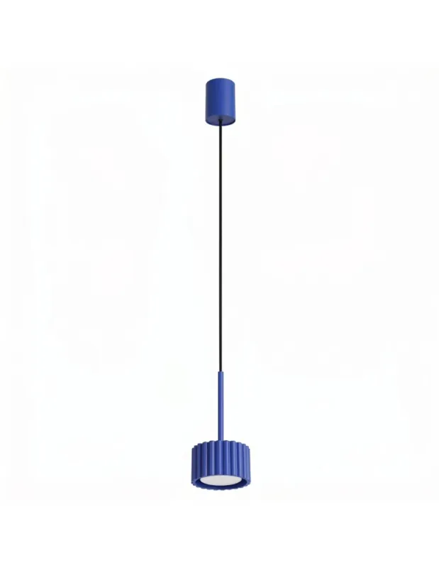 Popularny Sollux Lampa wisząca AURA 1 ultramaryna Gx53 SL.2682