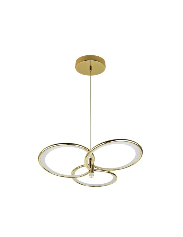 Light Prestige Azina 3 Wisząca złota LED LP-4852/3P GD Szybka wysyłka