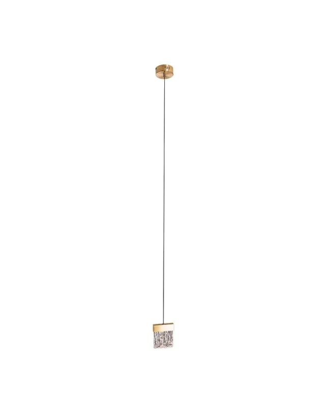 MAXLight P0573D Lampa Wisząca Vetro Brushed Gold Szybka dostawa