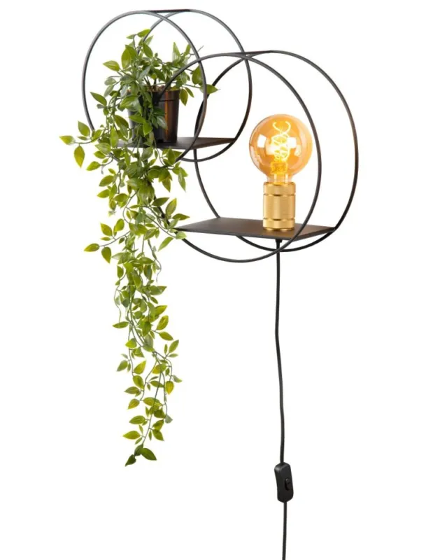 Wybór klientów Lucide CIRCLE Ścienna E27 1x40W Czarny/Złoty Matowy/Mosiądz 21225/01/30