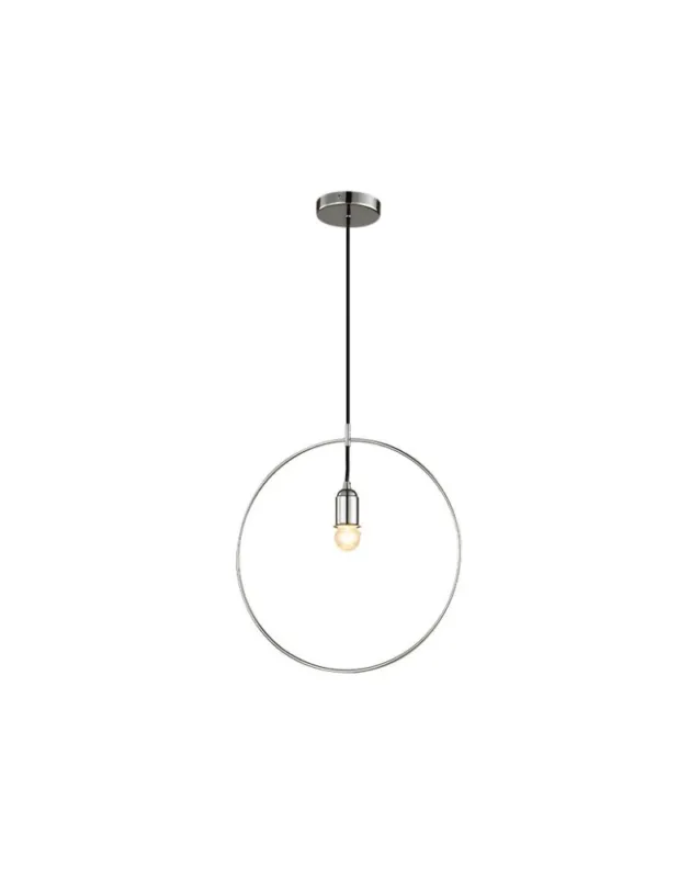 Azzardo KRUG CHROME 1xE27 Wisząca Chrom AZ2112 kolory-swiatla.pl Premium