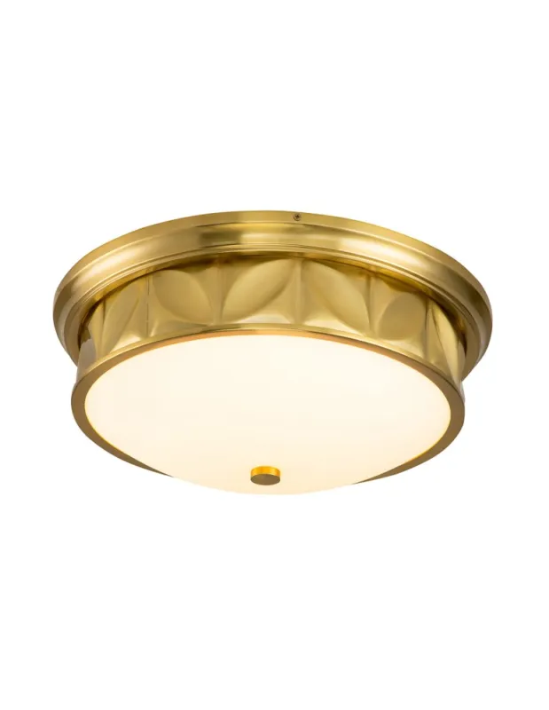 Quintiesse Plafon Epsilon 3 źródła światła Postarzany mosiądz Łazienkowa IP44 Elstead Lighting QN-EPSILON-F-M-AB-O Tani