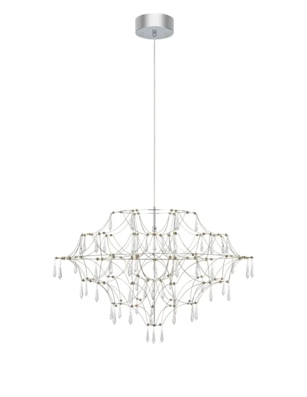Hit cenowy Markslojd EFESOS Żyrandol 80cm Stalowy/Clear 108870