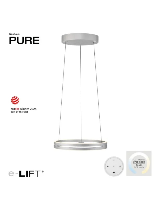 Zamów dziś PURE E-LOOP LAMPA WISZĄCA ALUMINIUM