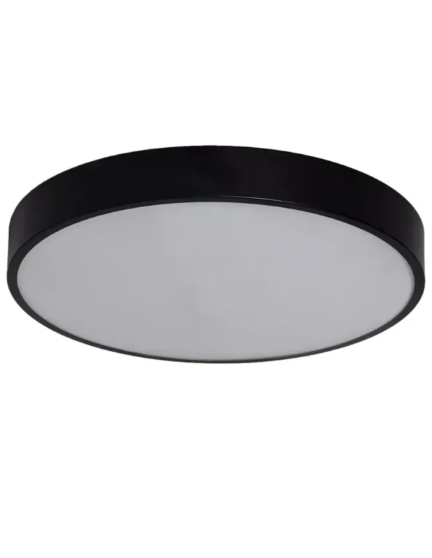 Najlepsza cena Abruzzo Plafon LED 31W Okrągły Czarny 40cm 3 Barwy Świecenia CCT Fabbri ABR-PLF-30W-C-CCT