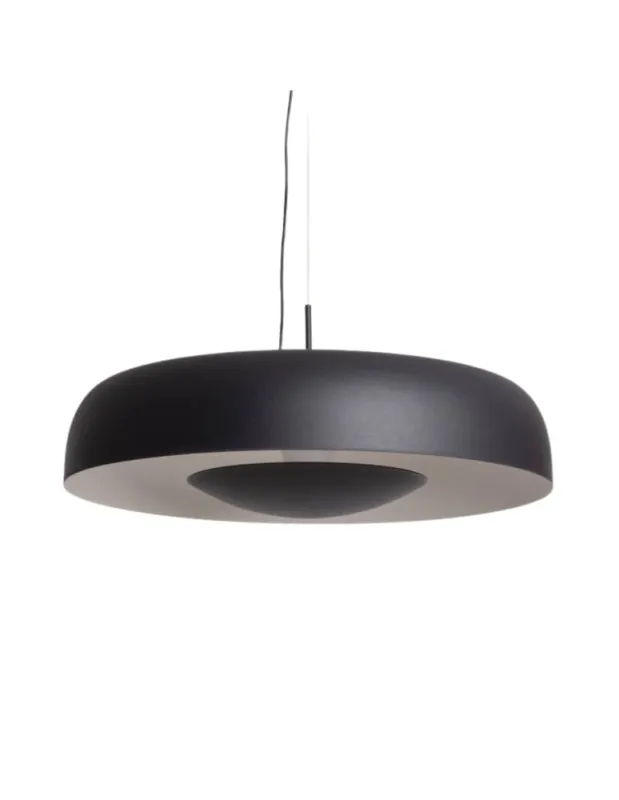 Abruzzo Lampa Wisząca Okrągła Czarna 20W Ø40cm Portafortuna ABR-LWPF20W-B Kup teraz