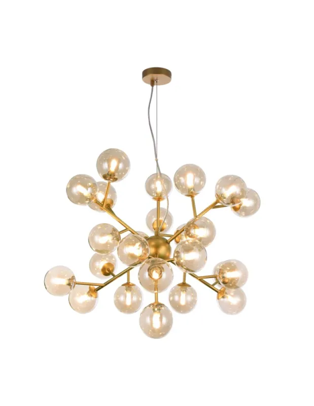 Maytoni Dallas 24xG9 28W wisząca MOD545PL-24G złoty kolory-swiatla.pl Taniej